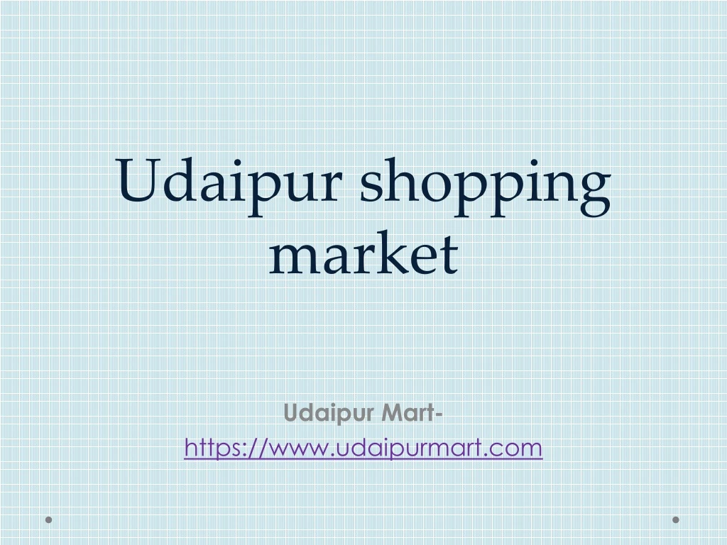 udaipur shopping market
