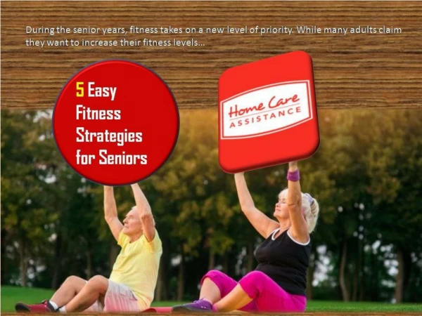 5 Simple Tips for Older Adults Who Need to Get Fit