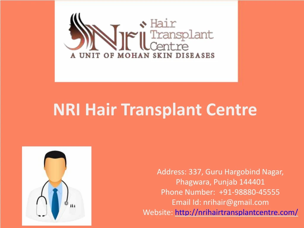 nri hair transplant centre