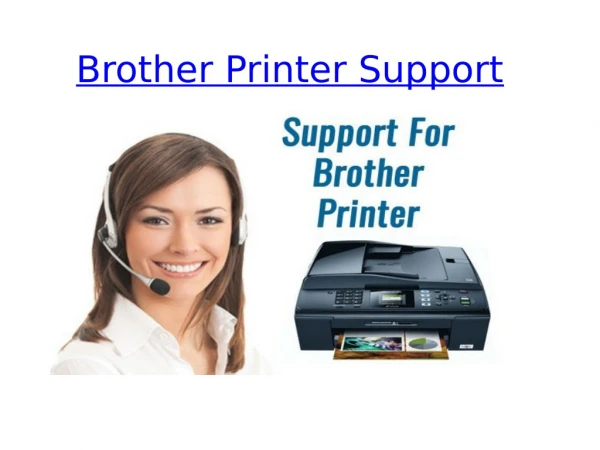 brother printer support