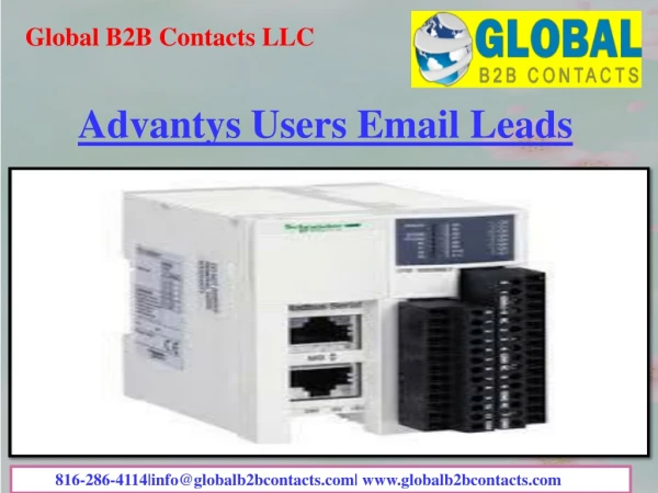Advantys Users Email Leads