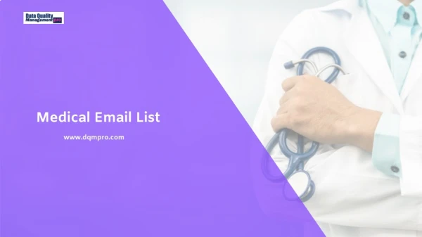 Communicate with leading Health Care Professionals by Purchasing Medical Email Listing