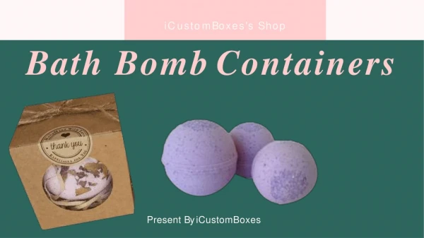 Bath Bomb Packaging For Your Bath Bombs