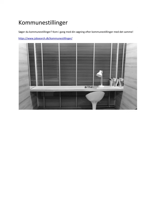 kommunestillinger