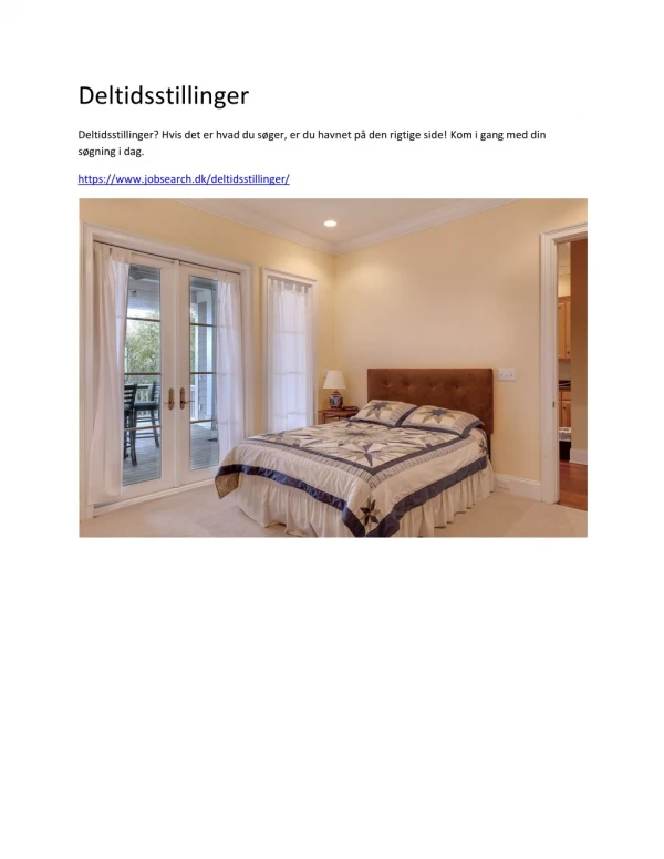 deltidsstillinger