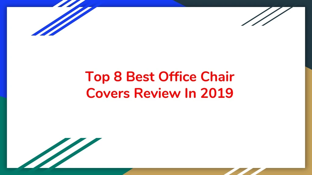 top 8 best office chair covers review in 2019