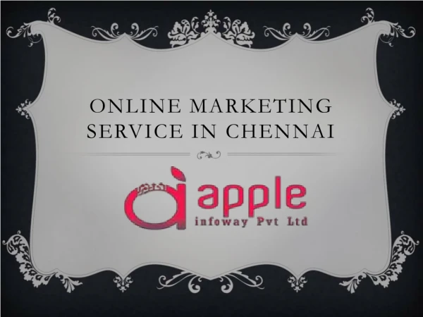 Best Digital Marketing Company In Chennai |Apple infoway