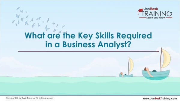 What are the Key Skills Required in a Business Analyst?