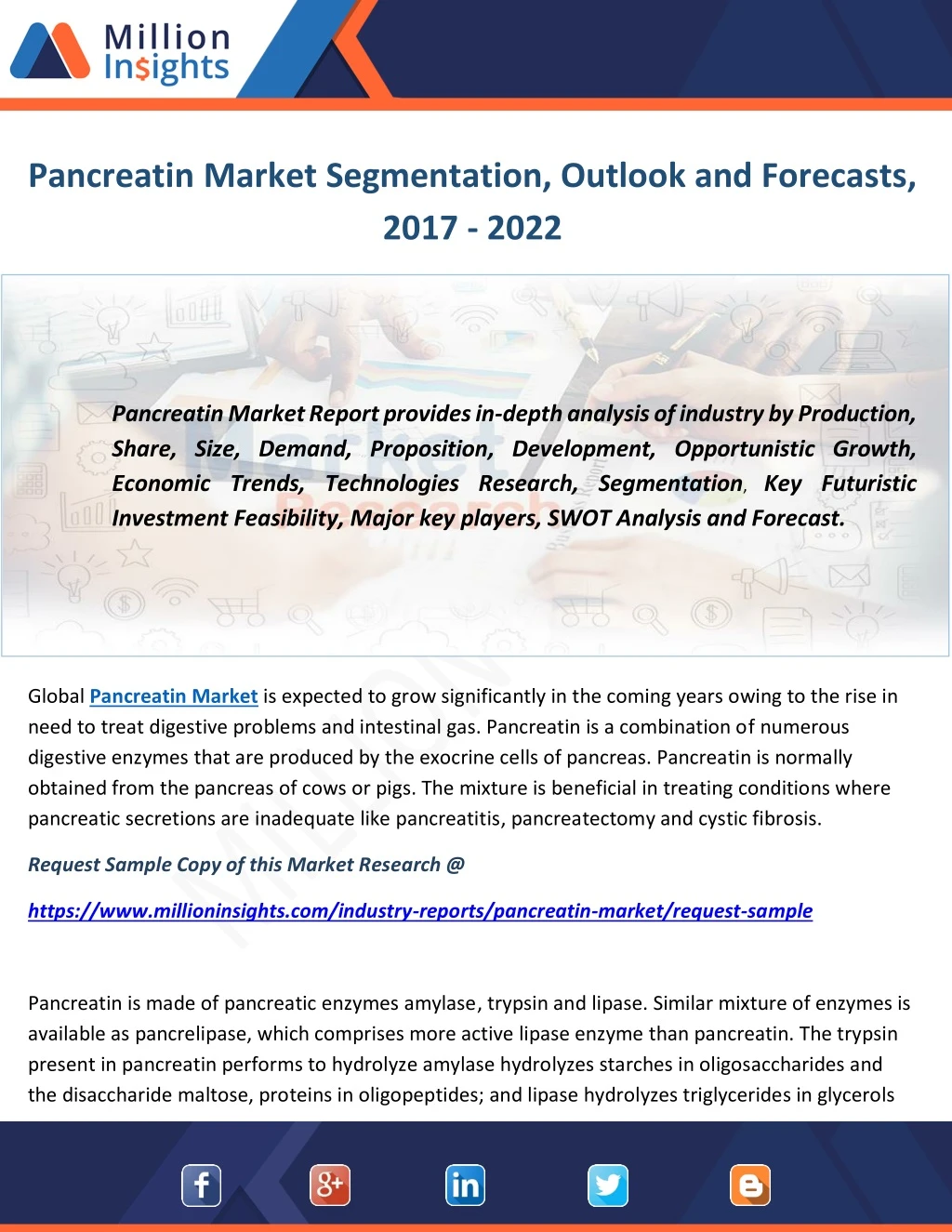 pancreatin market segmentation outlook