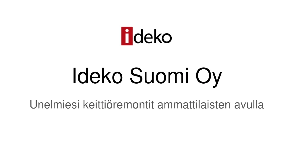 ideko suomi oy