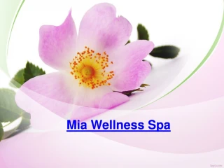 Massage Spa Etobicoke: Mia Wellness Spa