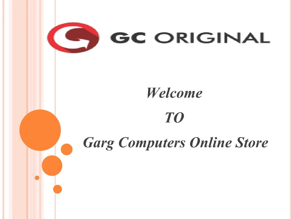 welcome to garg computers online store