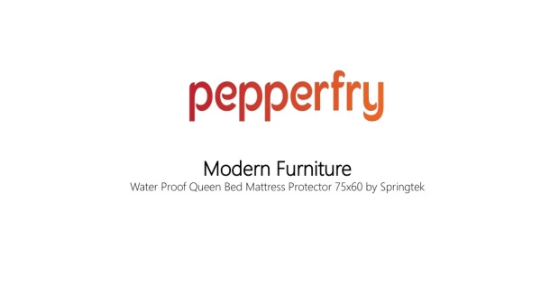 Water Proof Queen Bed Mattress Protector 75x60 by Springtek