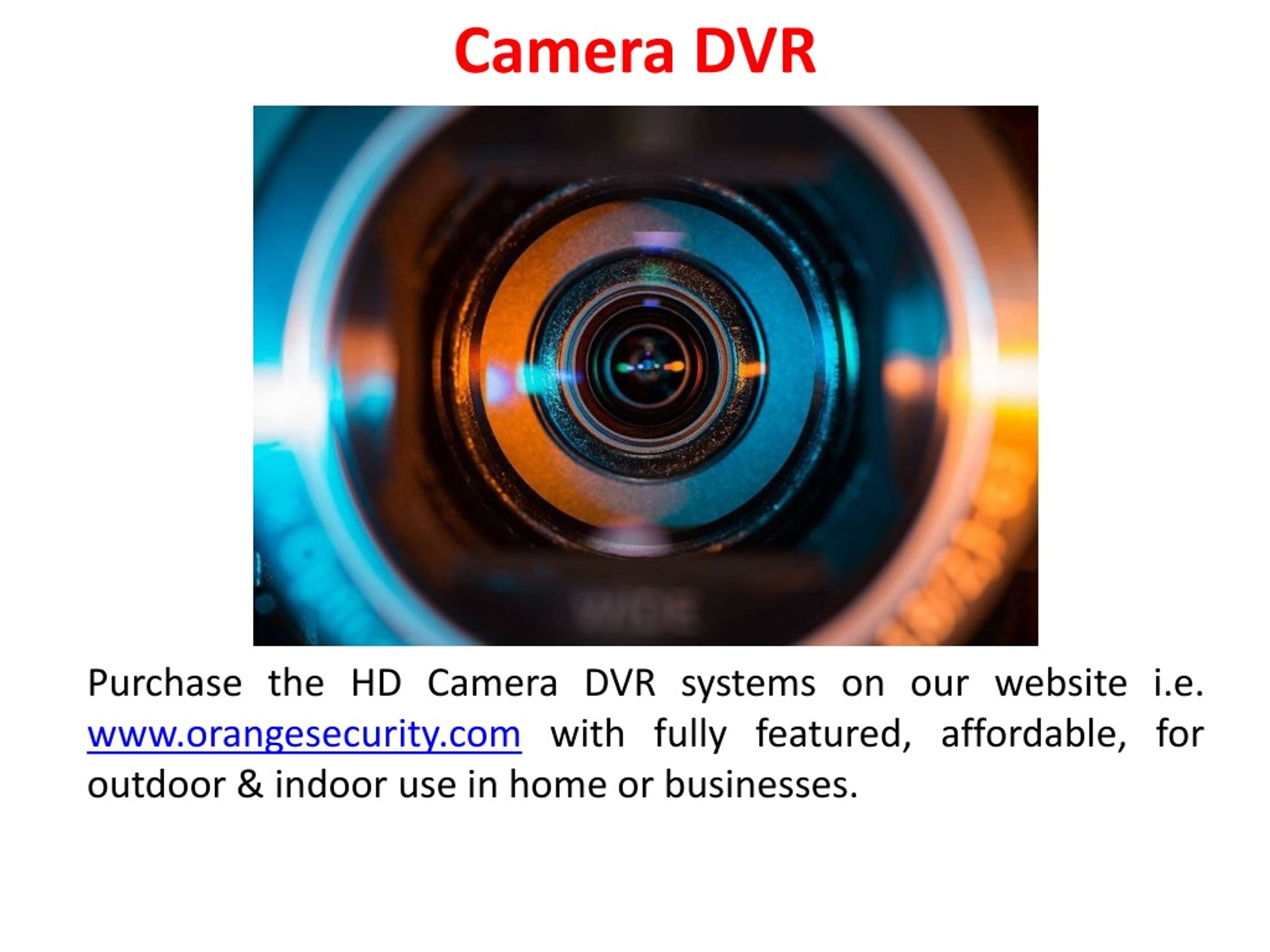 PPT - CCTV Camera Security PowerPoint Presentation, free download - ID ...