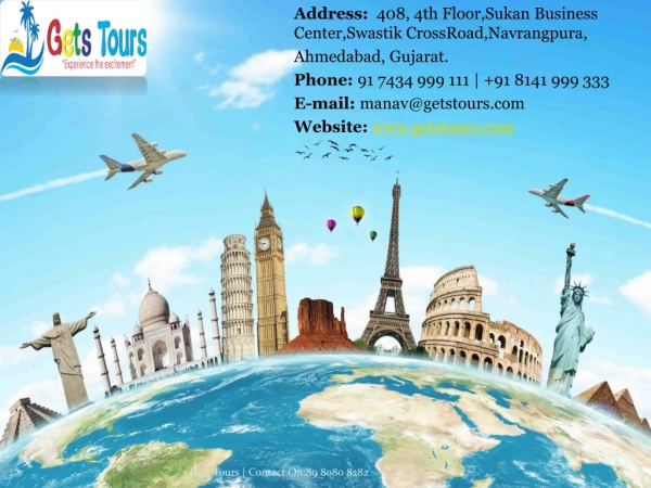Domestic & International Tours Packages | Honeymoon Tours - Gets Tours