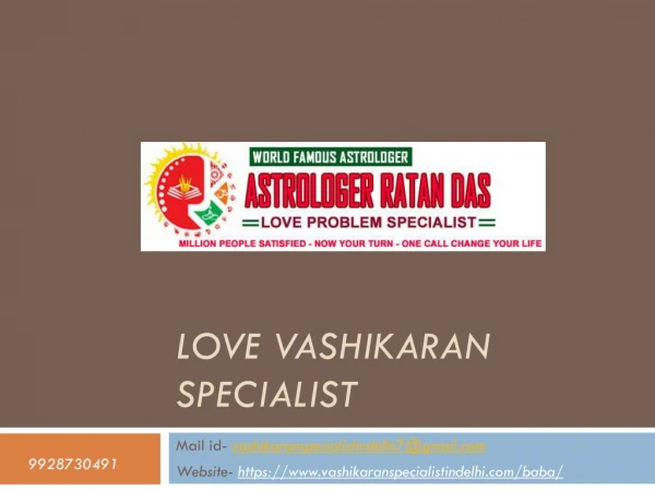 Vashikaran specialist