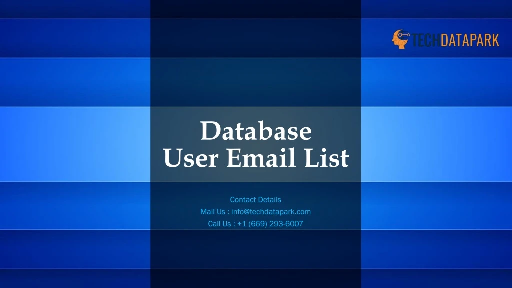 database user email list