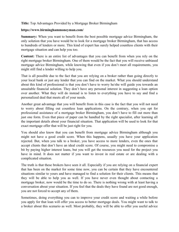 title top advantages provided by a mortgage