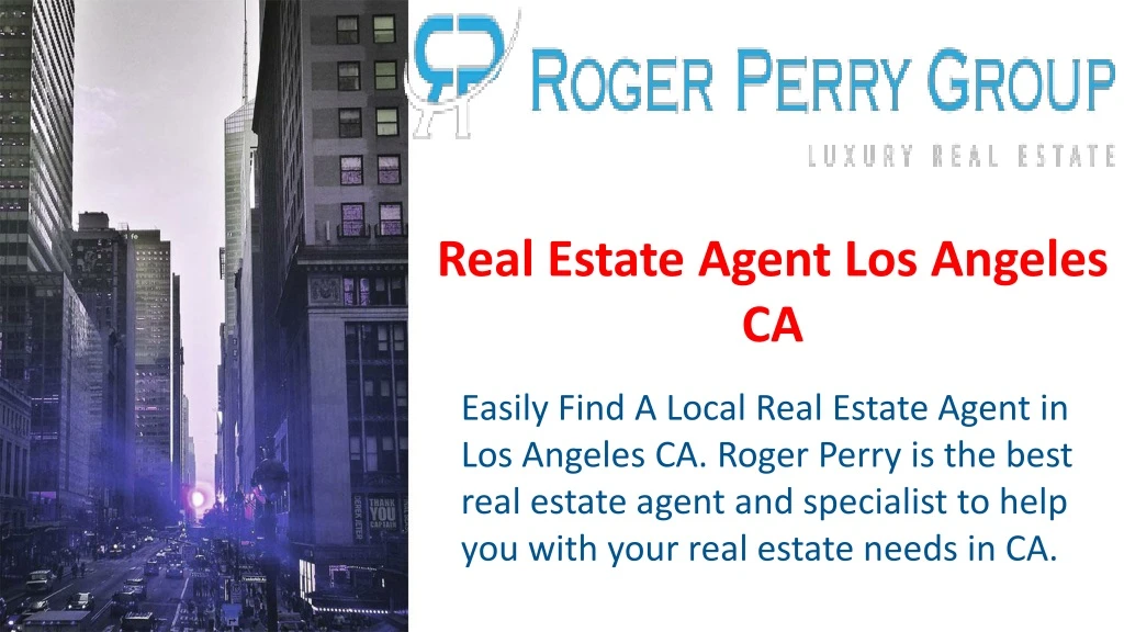 real estate agent los angeles ca