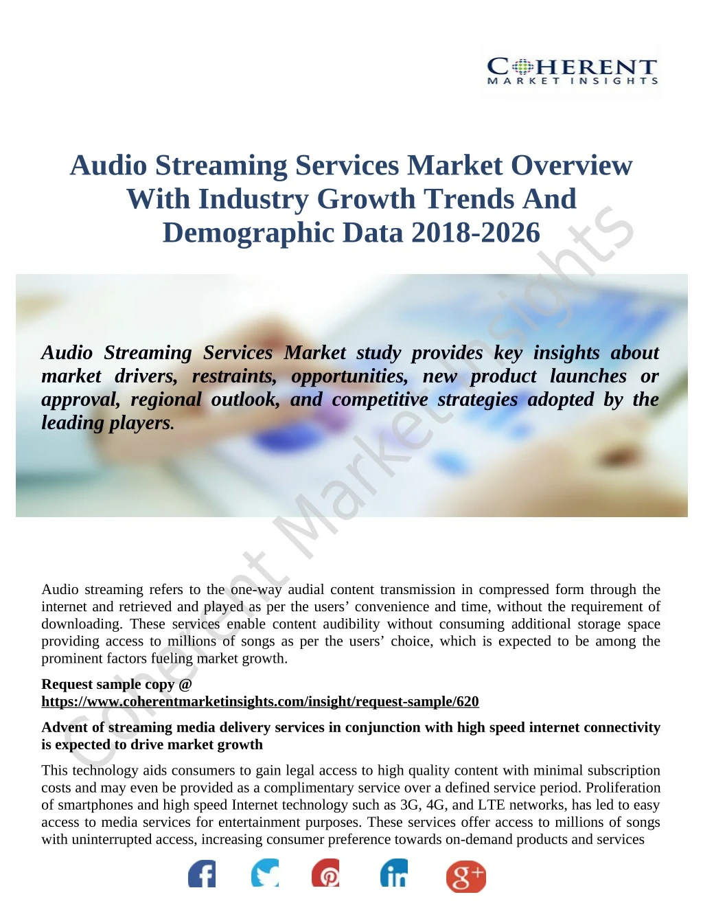 audio streaming services market overview with