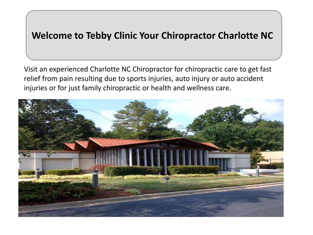 welcome to tebby clinic your chiropractor