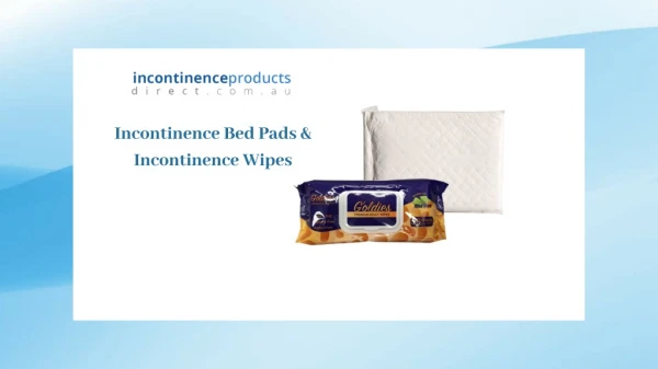 Incontinence Wipes By IPD