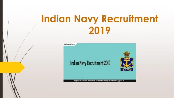 Indian Navy Recruitment 2019, How To Apply For 400 Sailor (MR) Jobs ?