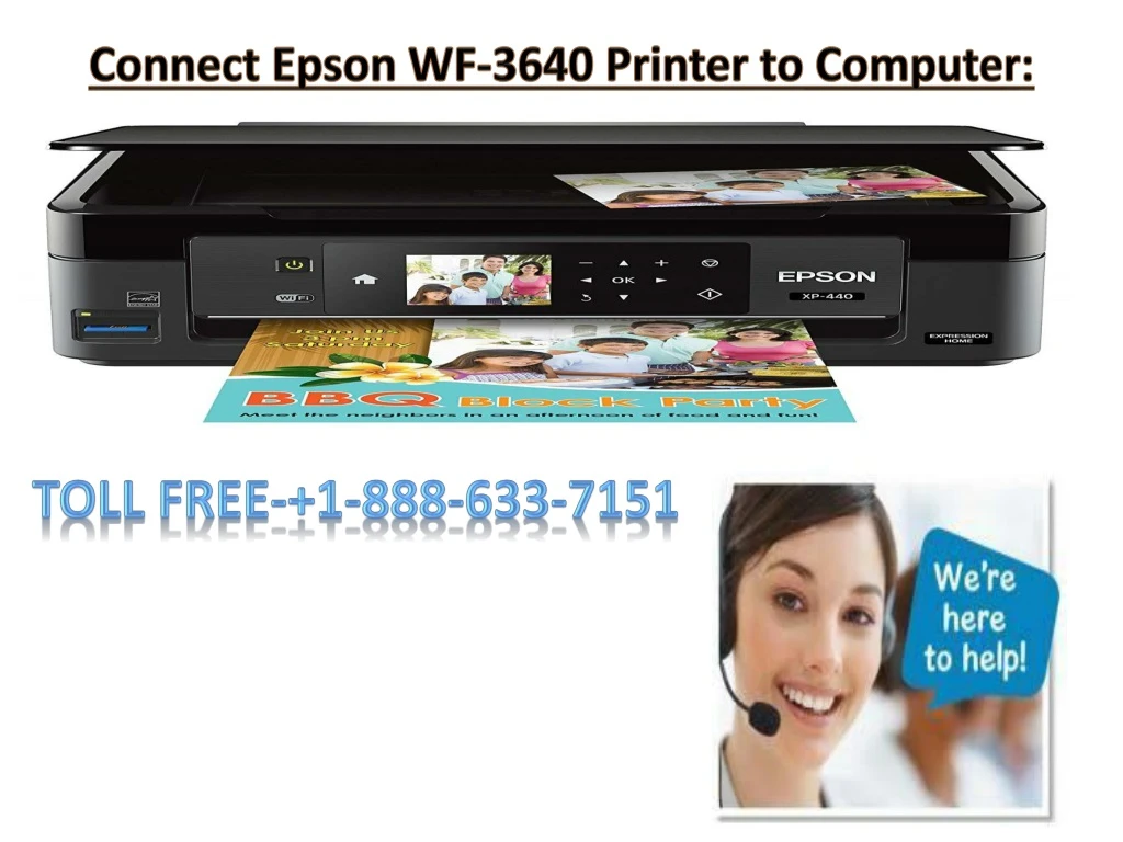 connect epson wf 3640 printer to computer