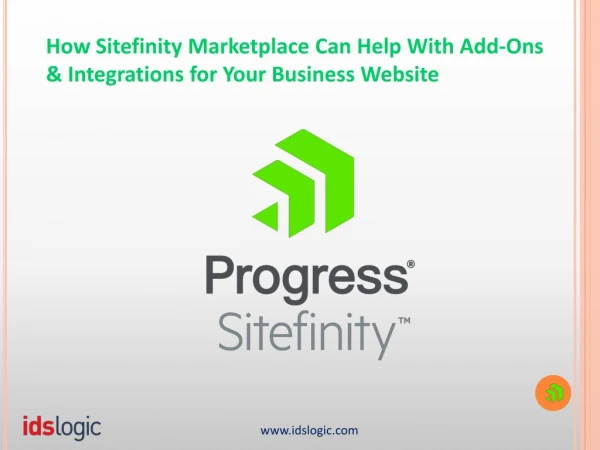 How Sitefinity Marketplace Can Help with Add-Ons and Integrations for Your Business Website