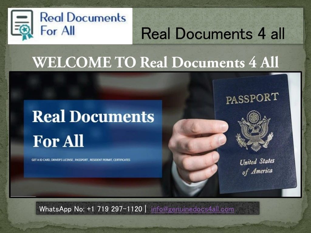 real documents 4 all