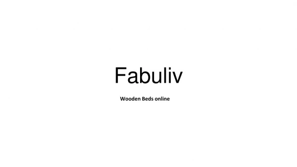 Wooden Beds Online