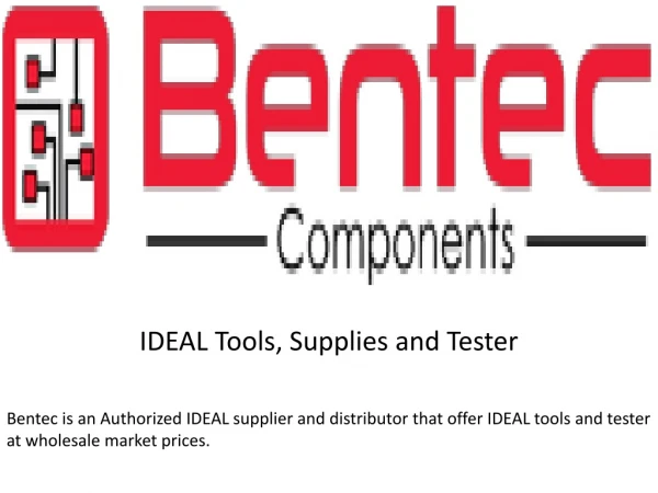 IDEAL Tools, Supplies and Tester