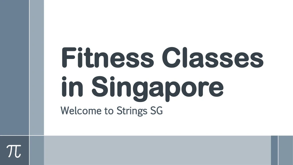 fitness classes in singapore