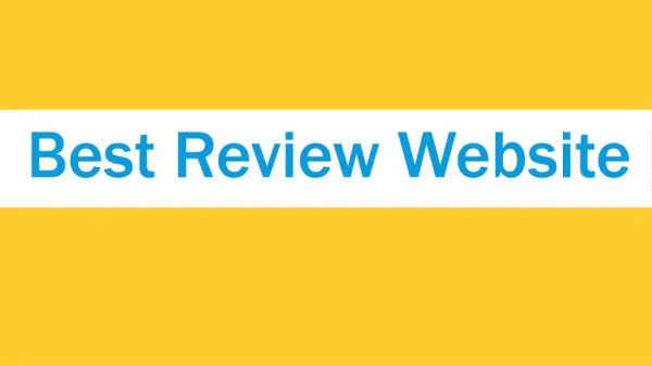 Best Review Website | elonview