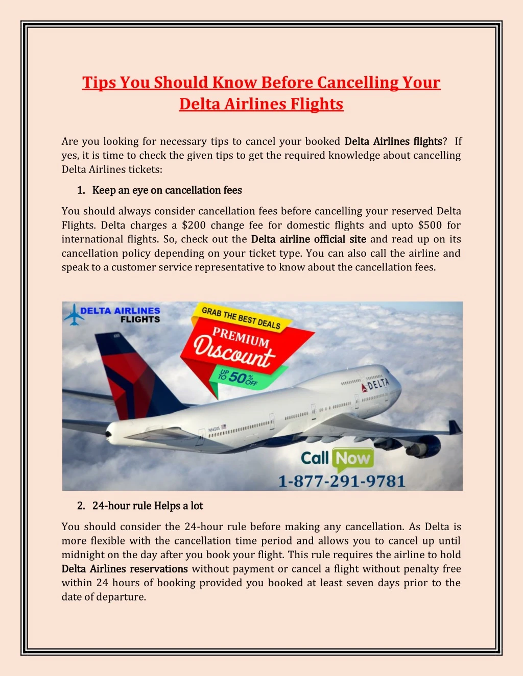 tips you should know before cancelling your delta