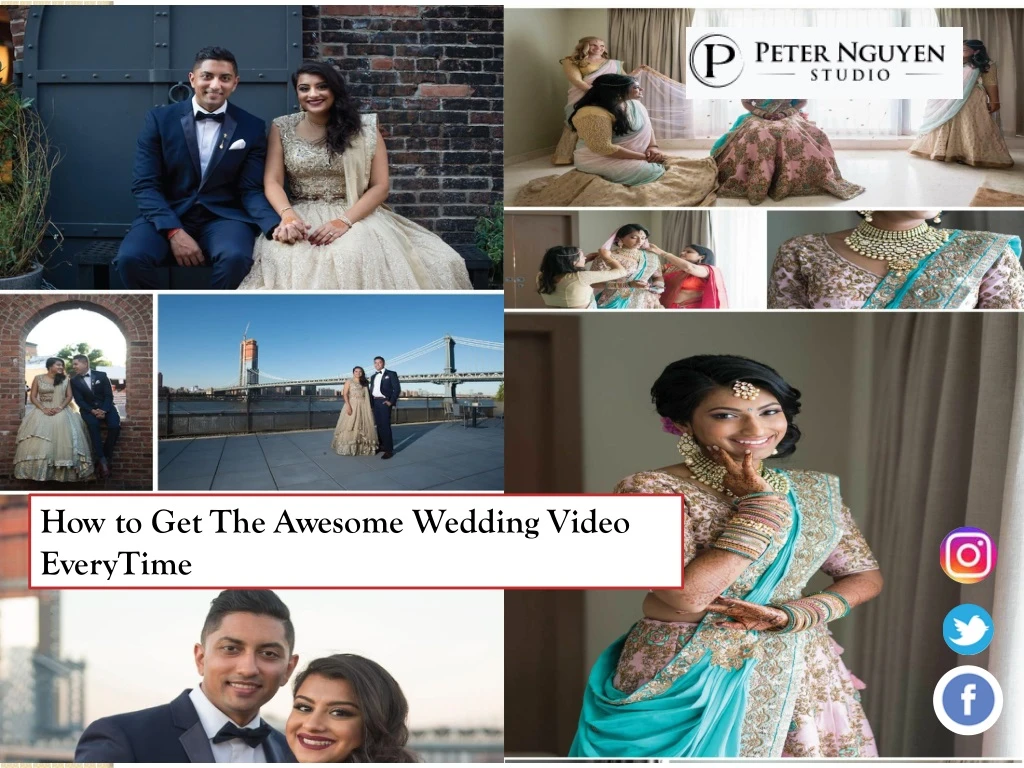 how to get the awesome wedding video everytime