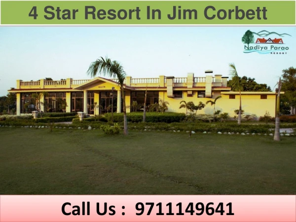 4 Star Resort In Jim Corbett