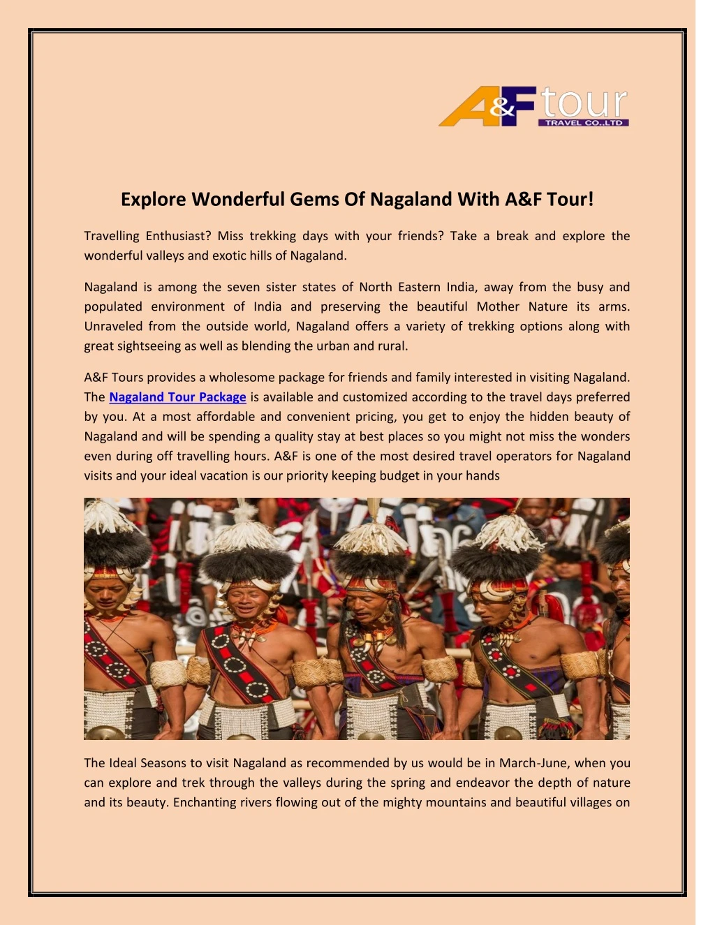 explore wonderful gems of nagaland with a f tour
