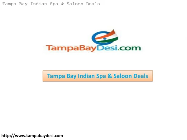 TampaBayDesi – Tampa Bay Indian Spa & Saloon Deals