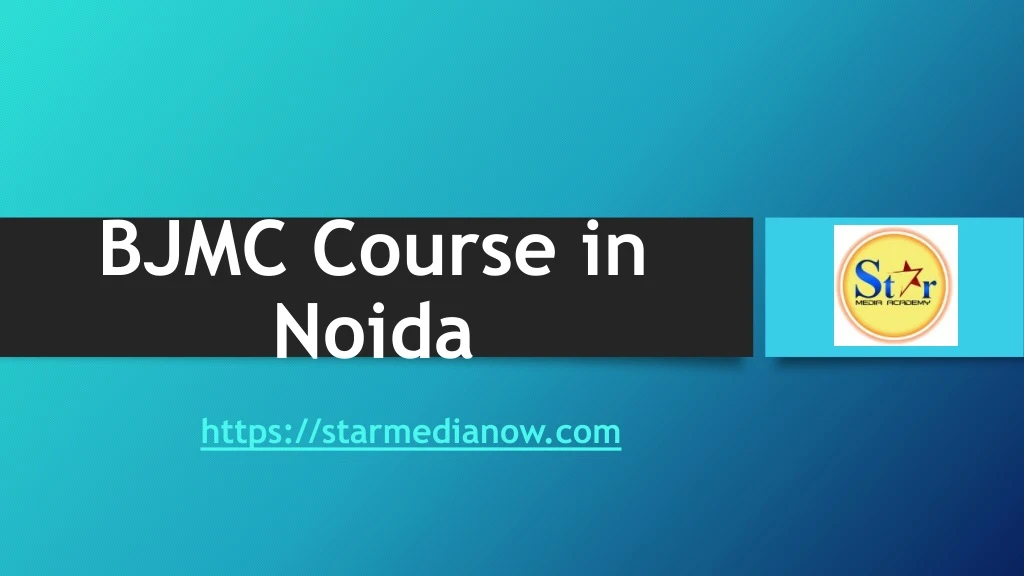 bjmc course in noida