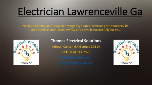 Electrician Lawrenceville Ga