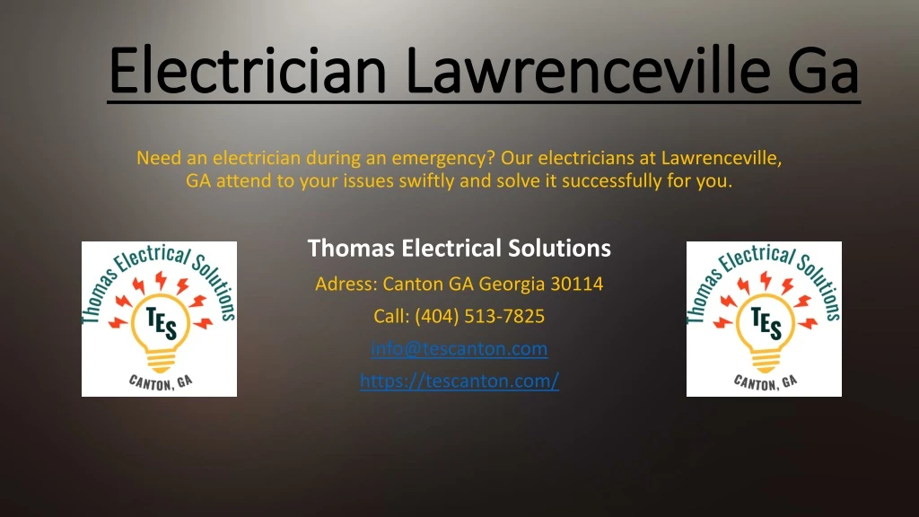 electrician lawrenceville ga electrician