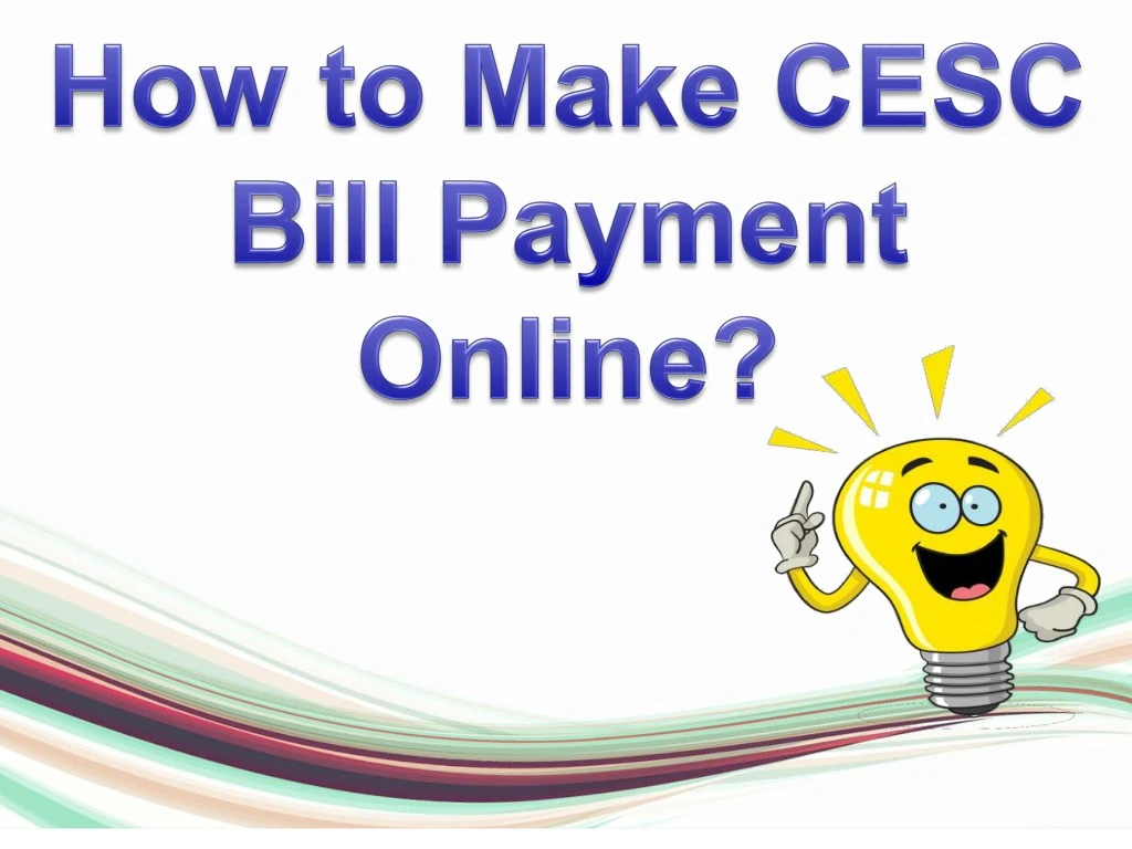 how to make cesc bill payment online