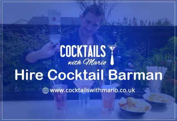 Best place to hire cocktail barman