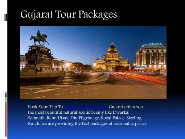 Gujarat Tour Packages