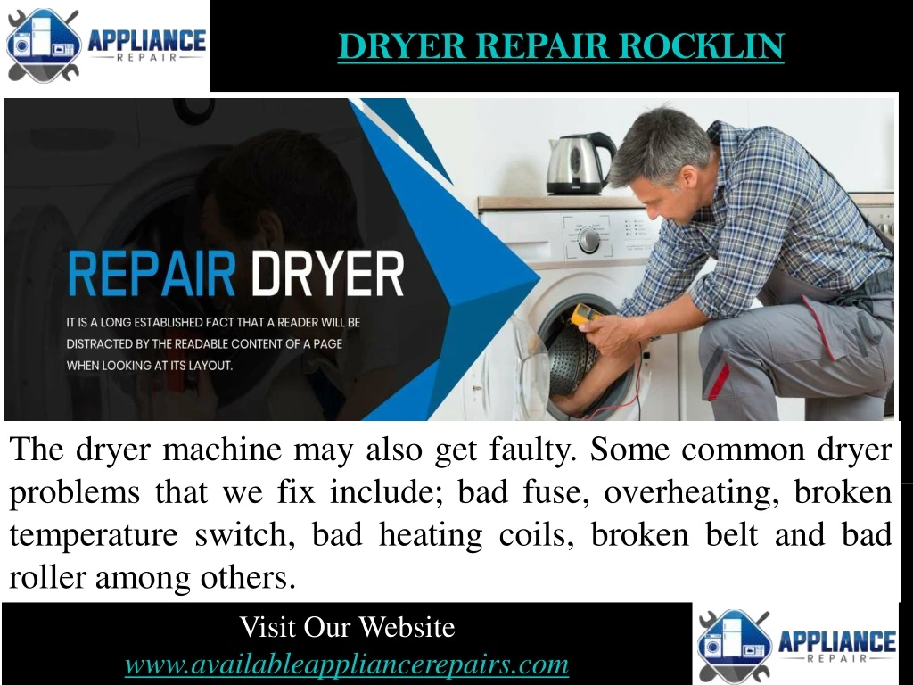 dryer repair rocklin