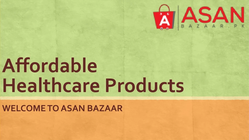 affordable healthcare products