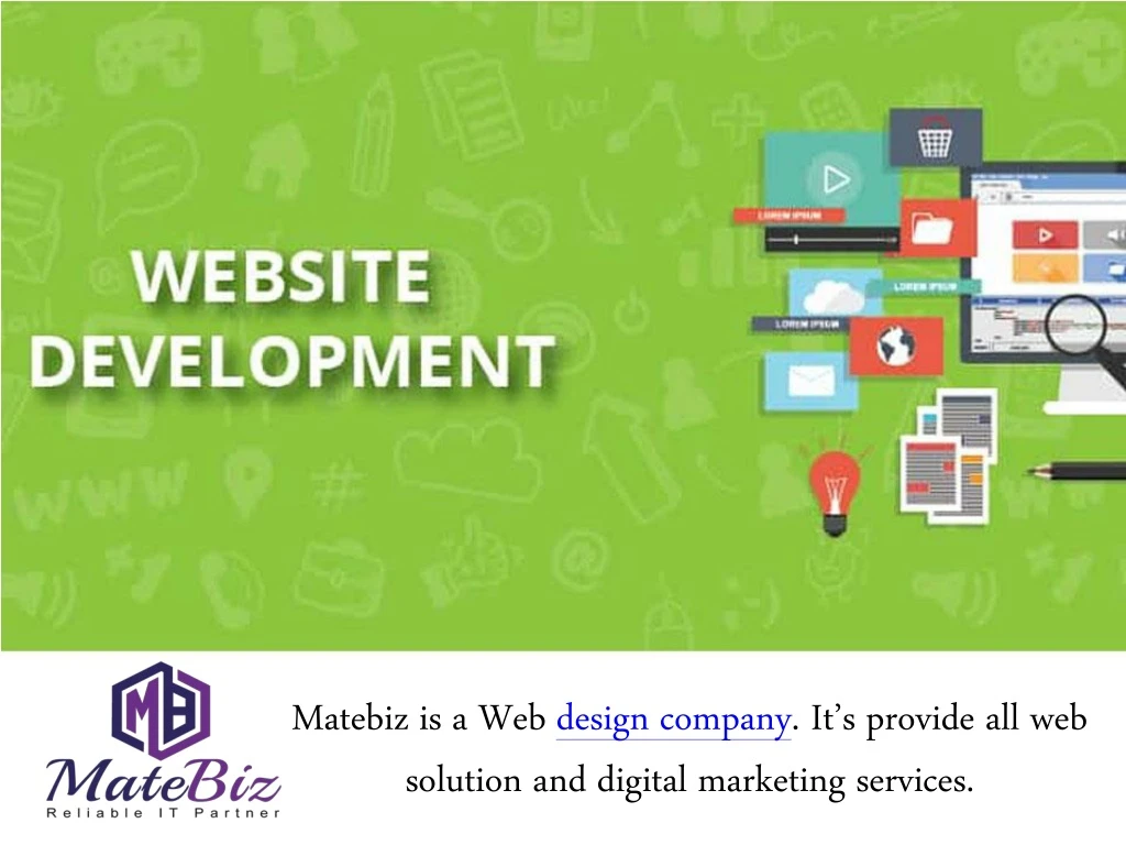 matebiz is a web design company it s provide