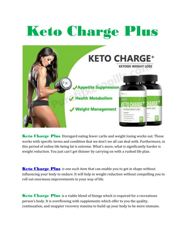 Keto Charge Plus