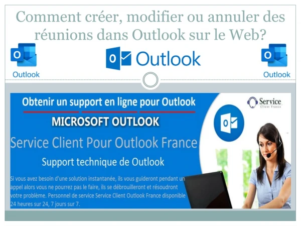 Comment créer, modifier ou annuler des réunions dans Outlook sur le Web?